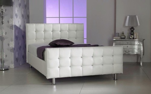 Ottoman cubed design faux - cubed,
