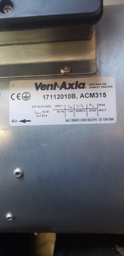 Vent axia acm315 - axia, mixed