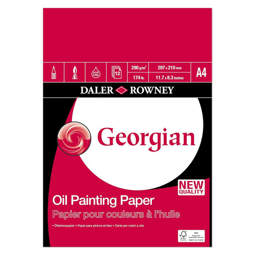 Daler rowney georgian oil pad - daler-rowney,