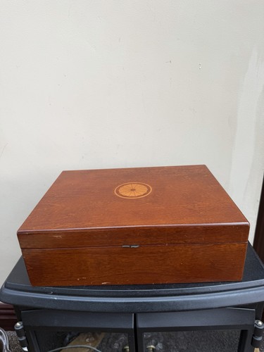 Antique burr wooden brass - burr,