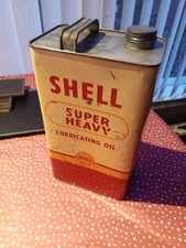 Vintage Shell Oil Can Gallon