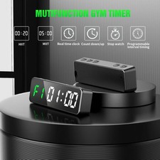 Portable Gym Timer Interval Timer Workout Fitness Clock Countdown/UP/Stopwatch