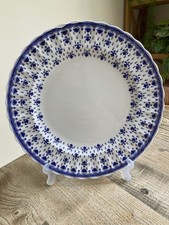  3 x Spode Fleur de Lys Blue