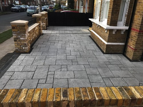 Driveway slabs different - slabs,, 4
