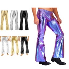 UK Mens Shiny Metallic Disco