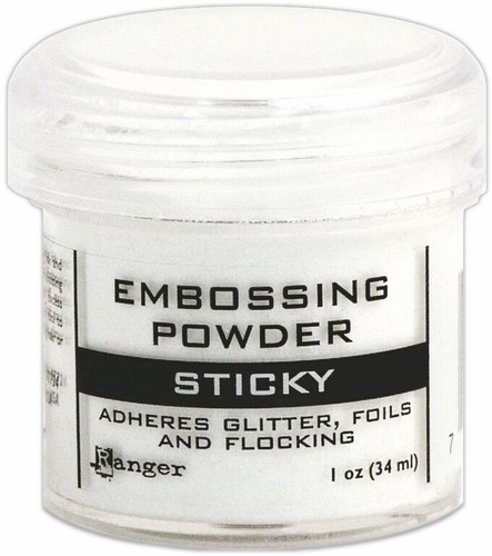 Ranger embossing powder - embossing, sticky