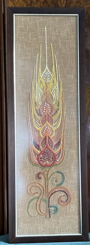 Vintage needlework textile - needlework,