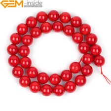 6mm Natural Gemstone Round Red