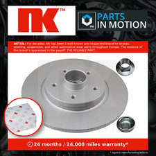 2x Brake Discs Pair Solid fits