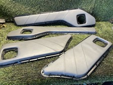 RANGE ROVER P38 2.5 4.6 4.0 GREY LEATHER INTERIOR DOOR PANEL INSERTS TRIM 99-02