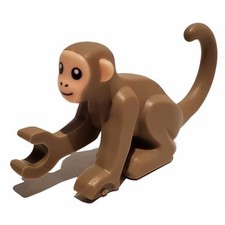 LEGO Animal Dark Tan Monkey