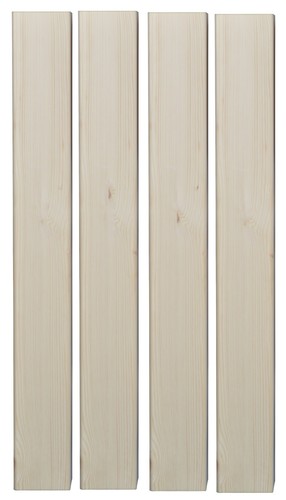 Set solid pine square - of,