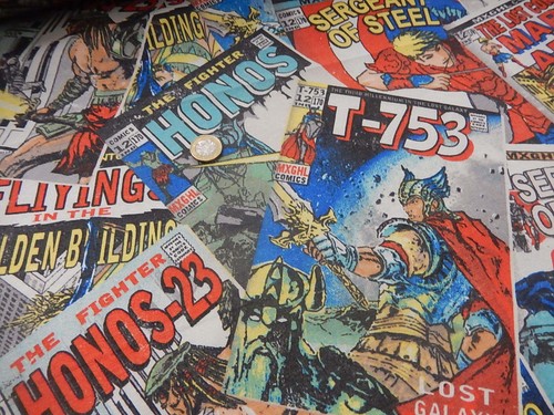 Superhero comics fabric pop - ,