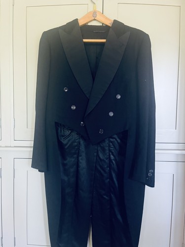 Vintage handmade wool tailcoat