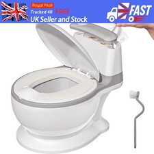 Potty Training Toilet Seat Real Toddler Toilet Potty Chair with Wipes Storage