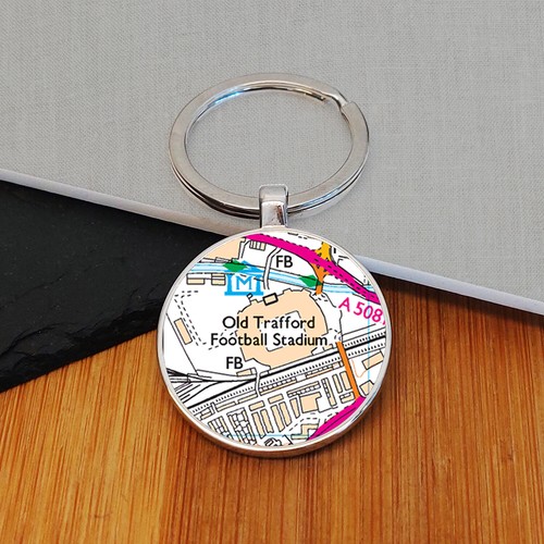 Personalised metal key ring - personalised,