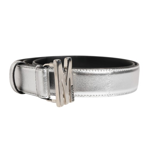 Moschino couture belt - moschino, silver
