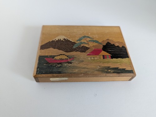 Vintage japanese puzzle box - puzzle,