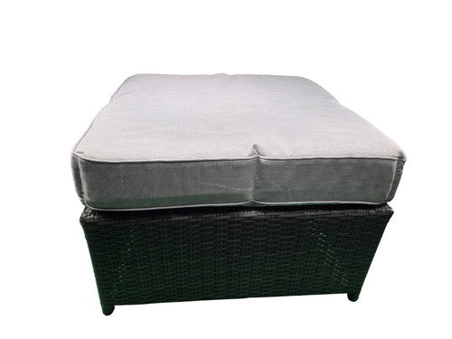 Moda rattan large footstool - rattan,