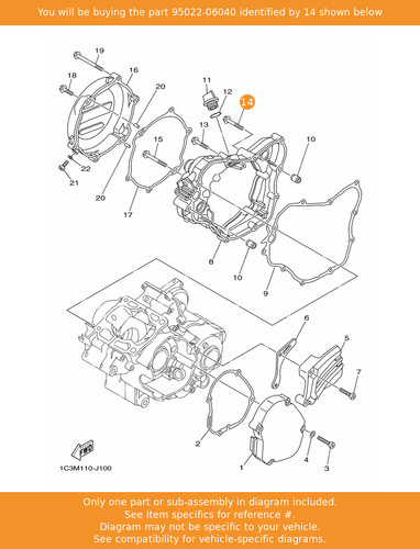 Yamaha bolt flange - bolt,,