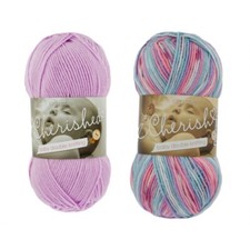 King Cole Cherish/ Cherished Soft Baby Double Knit Knitting Wool Yarn 100g Ball 