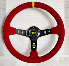 OMP Red Deep Dish Steering