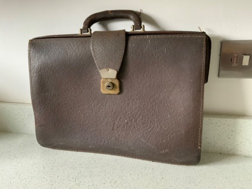 Vintage brown leather - brown,