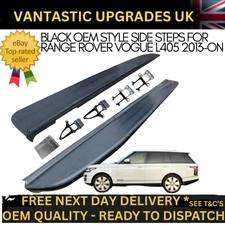 BLACK OEM STYLE SIDE STEPS