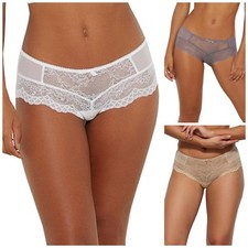 Gossard Superboost Lace Short Mid Rise Womens Stretch Lace Knickers 7714