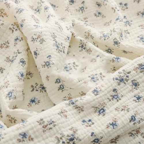 Floral print double - floral, gauze