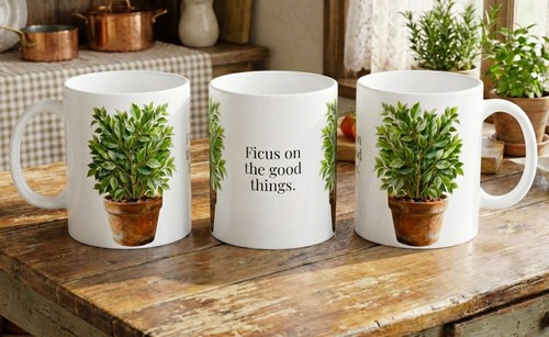 Ficus benjamina mug weeping - ficus,