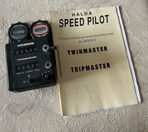 Halda twinmaster speed pilot - -,