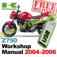 Kawasaki Z750 Workshop Service