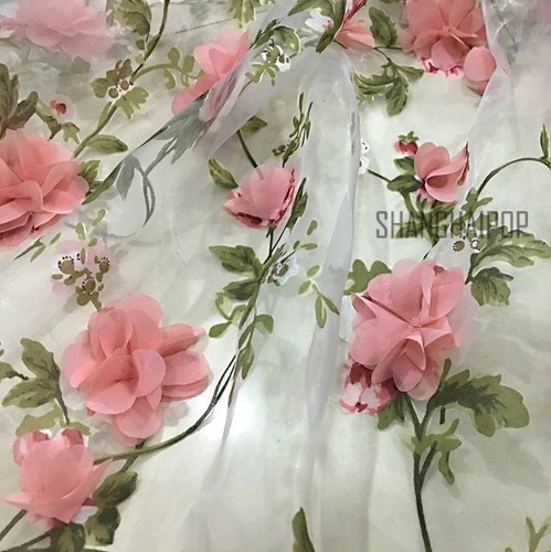 Wide 3d flower lace - uk, 55"