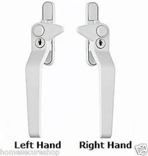 uPVC Window Handle Avocet Cockspur Window Handle, White Double Glazed Avocet WMS