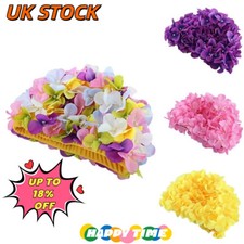 Women Peal Floral Swim Cap