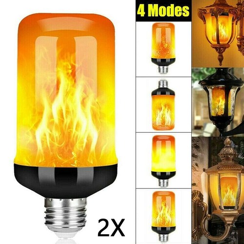 2pcs e27 led flicker - 2pcs,