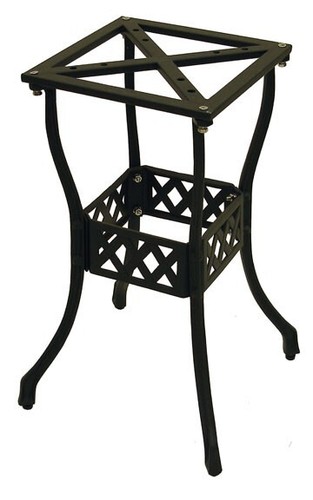 Black table base heavy - base,, cast