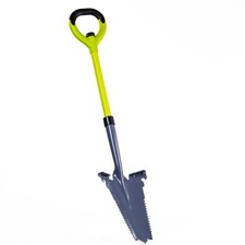 Garden Gear Multi Purpose Shovel Serrated Carbon Steel Blade Root Cutter Spade