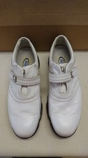 Ladies Footjoy AQL White hook and loop fastening Golf Shoes Size 6