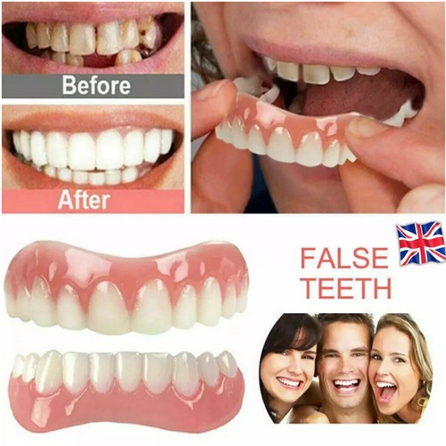 Snap false teeth upper - false,