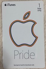 APPLE PRIDE iTunes 1 Free Song Gift Card (expired and no value)