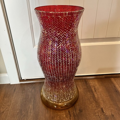 Vtg large mosaic - large, glass