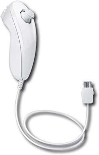 New white nunchuck nunchuk - white,