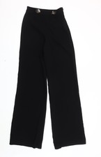 Zara Women’s Black Wide-Leg Trousers XS