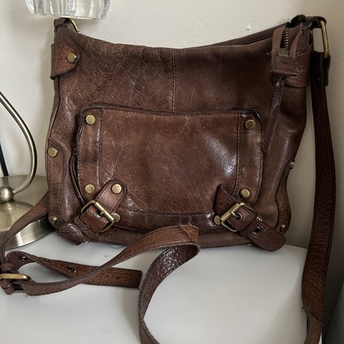 Leather crossbody bag - leather,