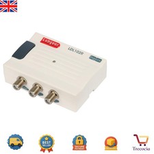 Lightweight 4G 2-Way Compact Aerial Amplifier - Ideal for Loft and Satellite Use