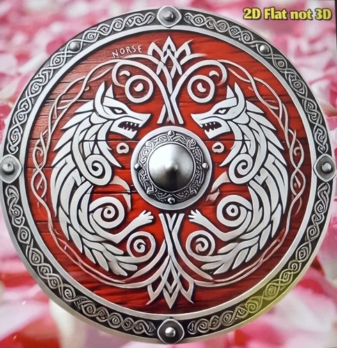 Retro vintage viking shield - viking,