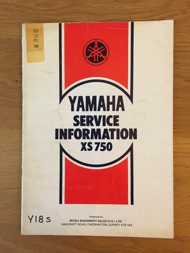 Yamaha xs750d service - xs750d,