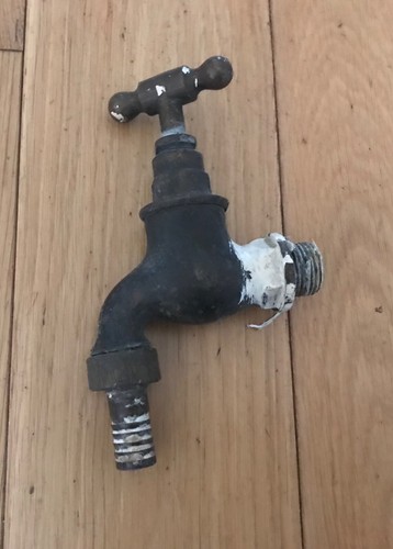 Vintage solid brass tap - solid,